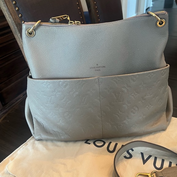 Maida Hobo RARE turtledove Louis Vuitton shoulder crossbody bag authentic - Picture 2 of 5